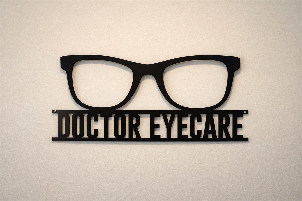 Doctor EyeCare wall sign